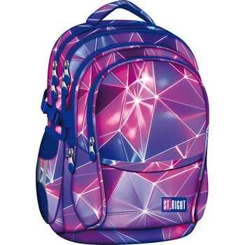 Školní batoh Studentský batoh St.RIGHT 17- Neon Party, BP01, 4komorový, 23l, rozměry: 43 x 32 x 21 cm