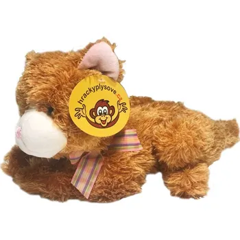 plyšák Kočka plyšová rezatá, velikost 28 cm