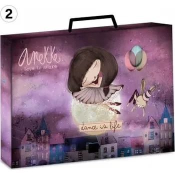 Kufřík A4 ANEKKE, mix motivů, rozměry 35 x 25 x 5 cm