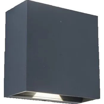 LUTEC 5104005118 GEMINI BEAMS exteriérové ​​nástěnné svítidlo LED 10W 400lm 4000K IP54 tmavá šedá