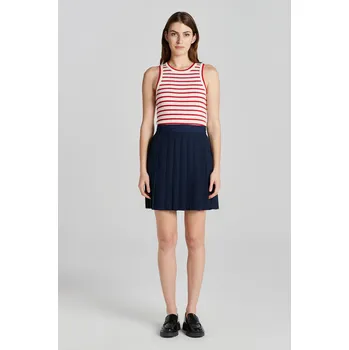Dámská sukně SUKNĚ GANT PLEATED SKIRT CLASSIC BLUE