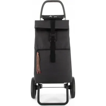 Nákupní vozík Rolser černý polyester