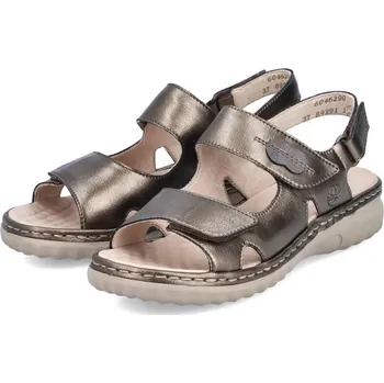 Dámské sandále Dámské sandály 60462-90 Rieker hnědá Barva: bronze, Velikost: 41