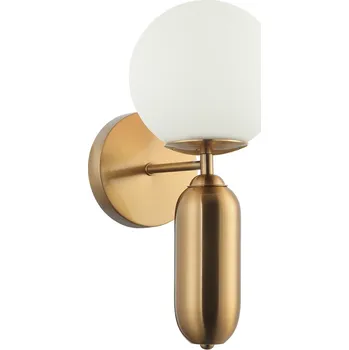 Nástěnné svítidlo ITALUX WL-02340-1-BRO Aldeva nástěnné svítidlo 1xE27 starožitná bronzová, bílá