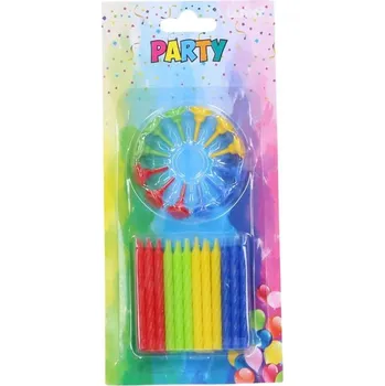 Dortová svíčka Svíčky 24ks + stojánky