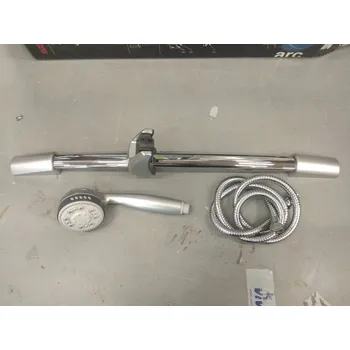 Sprchový set Sanicro sprchový komplet Arc, 5-polohová ruční sprcha, matný chrom, SC086.33