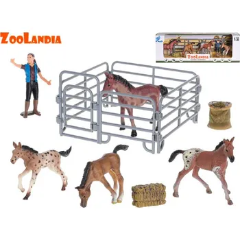 Zoolandia farmářka s hříbaty a doplňky v krabičce