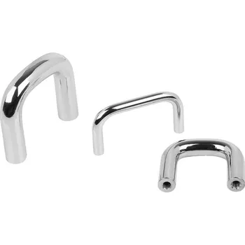 Nábytkové kování Třmenové úchyty z oceli kulaté 06930-10-040041