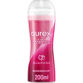 Lubrikační gel Durex Play 2v1 masážní olej - Guarana (200ml)