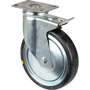 Kolečko Přístrojová kolečka vyšší zatížení- otočná s brzdou MI-C120.A89.150