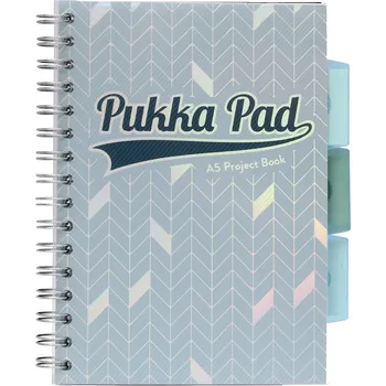 Pukka Pad projektový blok Glee A5, papír 80g,100 listů, světle modrý, linkovaný