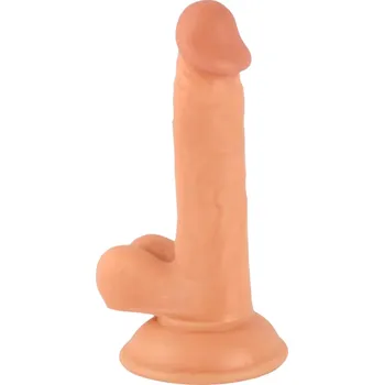 Dildo Mr. Rude - realistický dildo s přísavkou, 17 cm (přírodní)