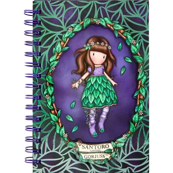 Blok Kroužkový zápisník Santoro - To The Ends Of The Earth, 200 stran, linkovaný,15 x21x 2cm