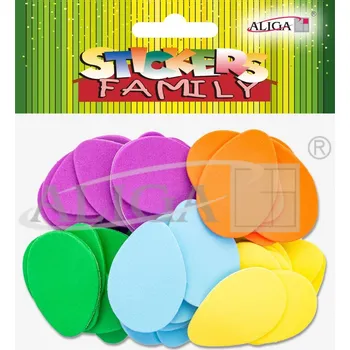 samolepka Velikonoční pěnové samolepky NKW-5496, bal.. 40 ks