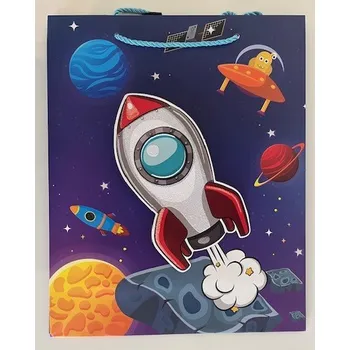 Dárková taška Taška dárková S 23x18x10 cm, Vesmír