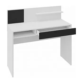 Psací stůl Stůl MAGNET PC Varianta: bílá / černý šuplík