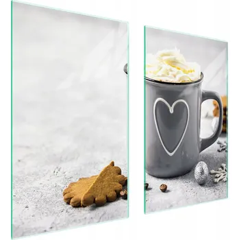 Obraz Skleněná ochranná deska na sporák 75x52 Srdce