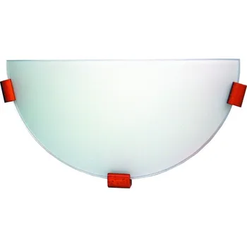 Stropní svítidlo Bianca bílá skleněná moderní do obýváku a ložnice 30 cm E27