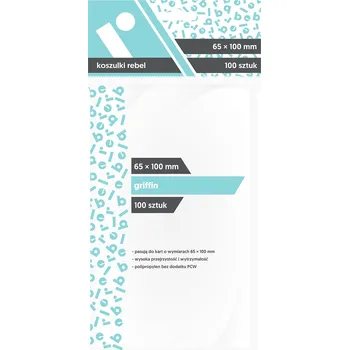 Příslušenství k deskovým hrám Obaly na karty Rebel Griffin 65x100 mm 100 kusů