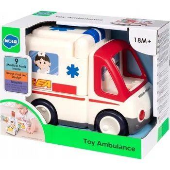 autíčko AUTO VOZIDLO SANITKA ZÁCHRANKA SVĚTLO ZVUK 18m+ HOLA