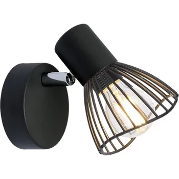 Nástěnné svítidlo Nástěnné svítidlo Fly černé industriální kovové nastavitelné do obýváku a ložnice CANDELLUX