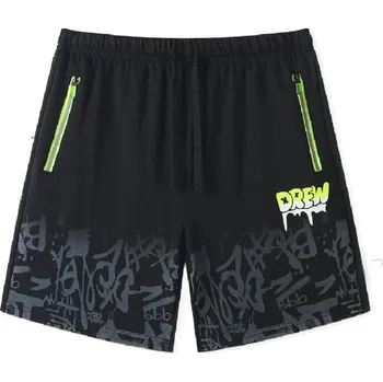 CHLAPECKÉ ŠORTKY S NÁPISEM 146-176 Barva: Černá, Velikost: 176