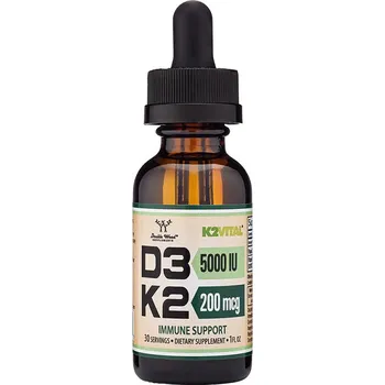 Double Wood Supplements Vitamin D3 + K2 Liquid (30 ml)