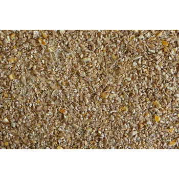 Krmivo pro ptáka Kompletní krmná směs pro křepelky ve snášce. Směs obsahuje všechny živiny (bílkoviny, makrominerálie, stopové prvky, vitaminy aj.) v optimálním množství. Obsahuje ideální množství gritu.
