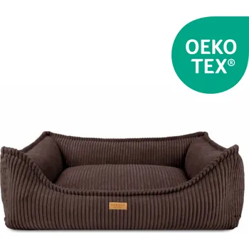 Pelíšek pro psa Denzoo Ortopedický Pelíšek pro psa Milano - hnědý VELIKOST: Pro mini psa (vel. S)-70 x 50 cm