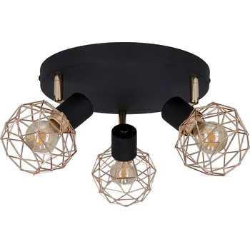 Stropní svítidlo kulaté Acrobat černé moderní kovové E14 do obývacího pokoje Candellux