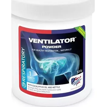 Krmivo pro koně EQUINE AMERICA Ventilator Powder 500g na podporu dýchacích cest