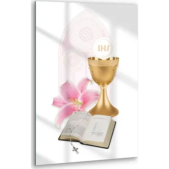 Obraz Foto Obraz na Skle Památka ke Svatému Přijímání