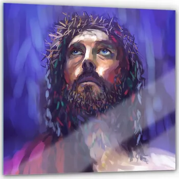 Obraz Tvrzené Sklo Obraz Ježíš v Trnové Koruně