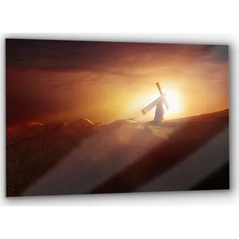 Obraz Obraz na skle Dárek Ježíš Kristus nese kříž