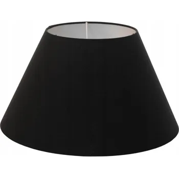 Stínidlo Stínidlo na lampu, kuželové, E27, černé, Bavlna, 20x45 cm, výška 24 cm, MIRANO
