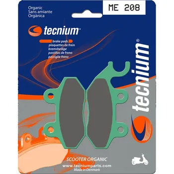 Nářadí na motocykly Organické brzdové destičky TECNIUM Scooter - ME208 ME208