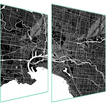 Obraz Skleněná ochranná deska na sporák 70x52 Mapa