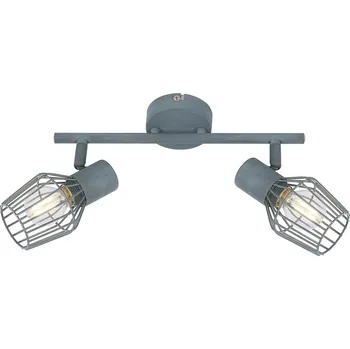 Stropní svítidlo Viking šedé nastavitelné kovové moderní do obýváku a kuchyně 2bodové