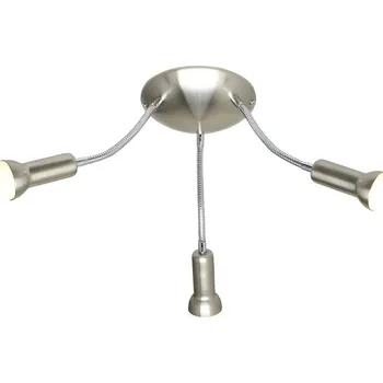 Moderní stropní svítidlo Arc pohyblivé kovové nikl 3xE14 do obýváku a kuchyně CANDELLUX