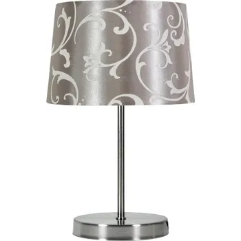 Lampička Noční lampička do ložnice Arosa moderní šedá s kovovým stínidlem Candellux Lighting