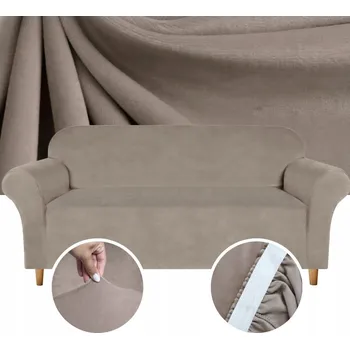 Napínací potah Potah na pohovku (kanape) DOMAREX béžový