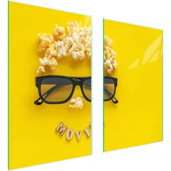 Obraz Skleněná ochranná deska na sporák 75x52 Okulary