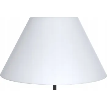 Stínidlo Stínidlo na lampu, kuželové, patice E27, bílé studené, Bavlna, 20x45 cm, výška 24 cm, MIRANO