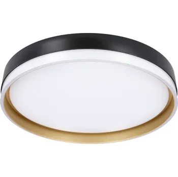 Stropní LED svítidlo Manhattan 38 cm moderní kulaté bílé do obýváku a kuchyně