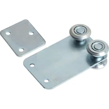 Pohon brány Závěsná dvojitá kladka s plotnou pro dráhu 33x34mm - zinkovaná