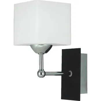 Nástěnné svítidlo Nástěnné svítidlo Cubetto bílá a chrom moderní do obýváku nebo ložnice CANDELLUX LIGHTING