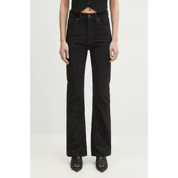 Dámské džíny Džíny Fiorucci Rhinestone Flared, 28, černá, 99X