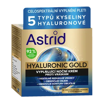 Astrid Hyaluronic Gold vyplňující noční…