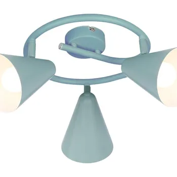 Stropní svítidlo Amor moderní šedé 3bodové nastavitelné do obýváku a ložnice