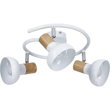 CANDELLUX Stropní spirálová lampa Puerto 3x40W E14 bílá